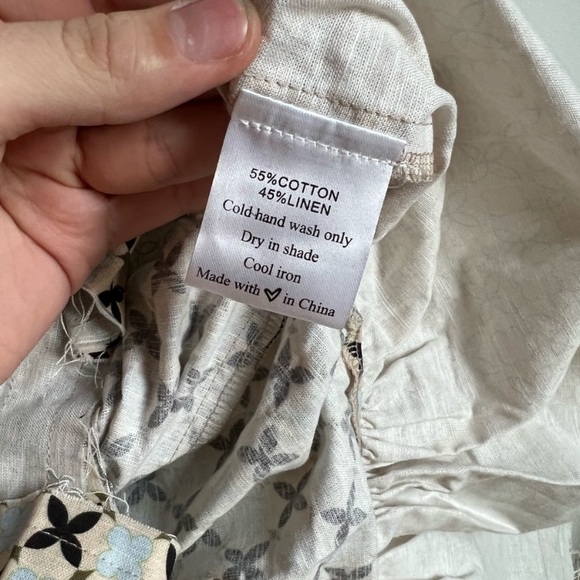 NWT Verge Girl Wildflower linen summer halter neck Coachella festival mini dress - Picture 15 of 16